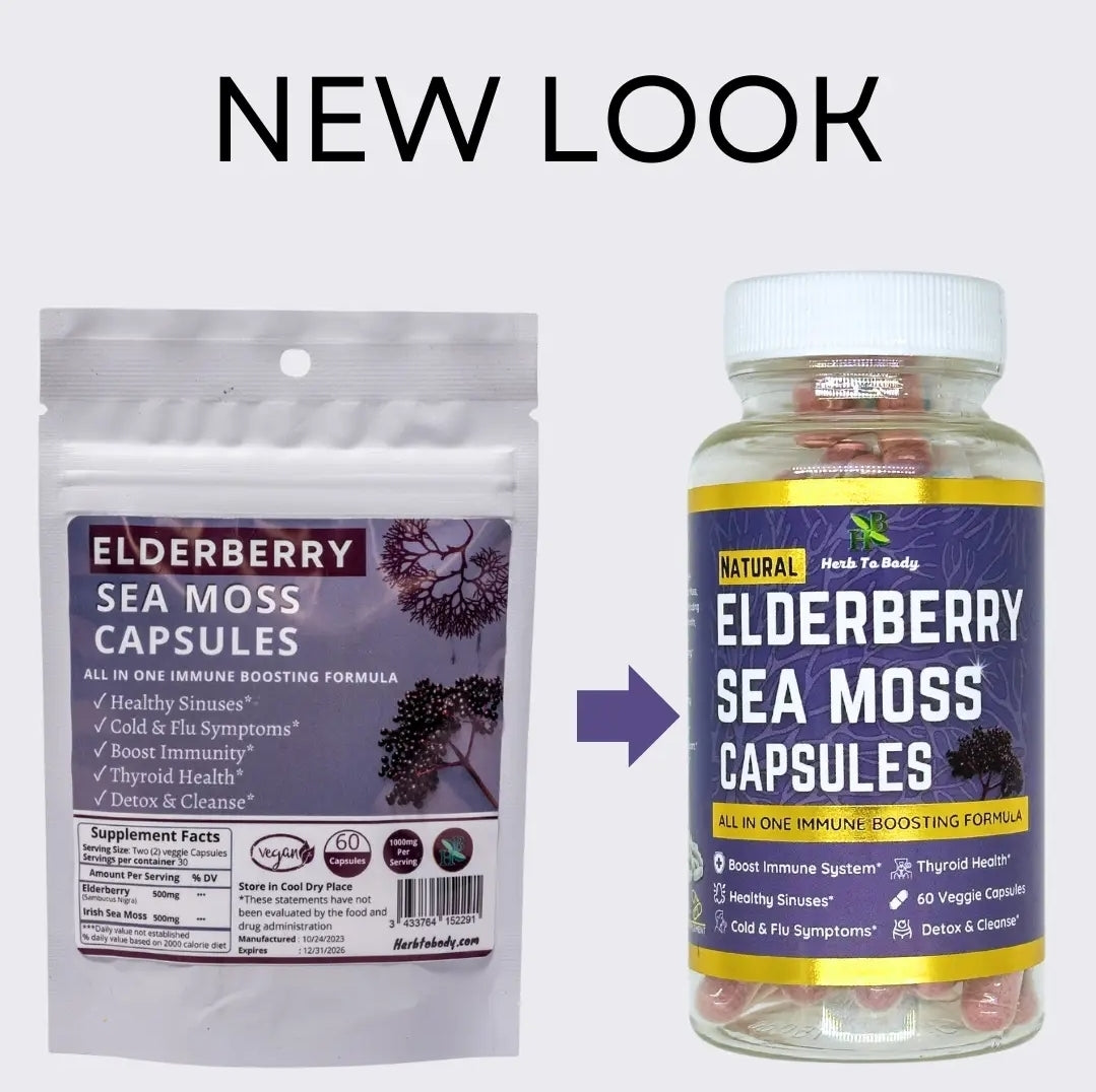 Elderberry x Seamoss Mix (60 Count)