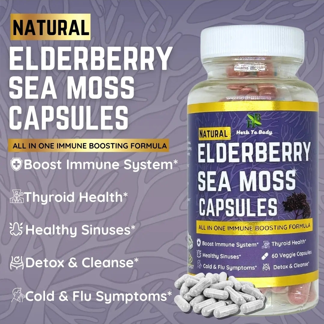 Elderberry x Seamoss Mix (60 Count)