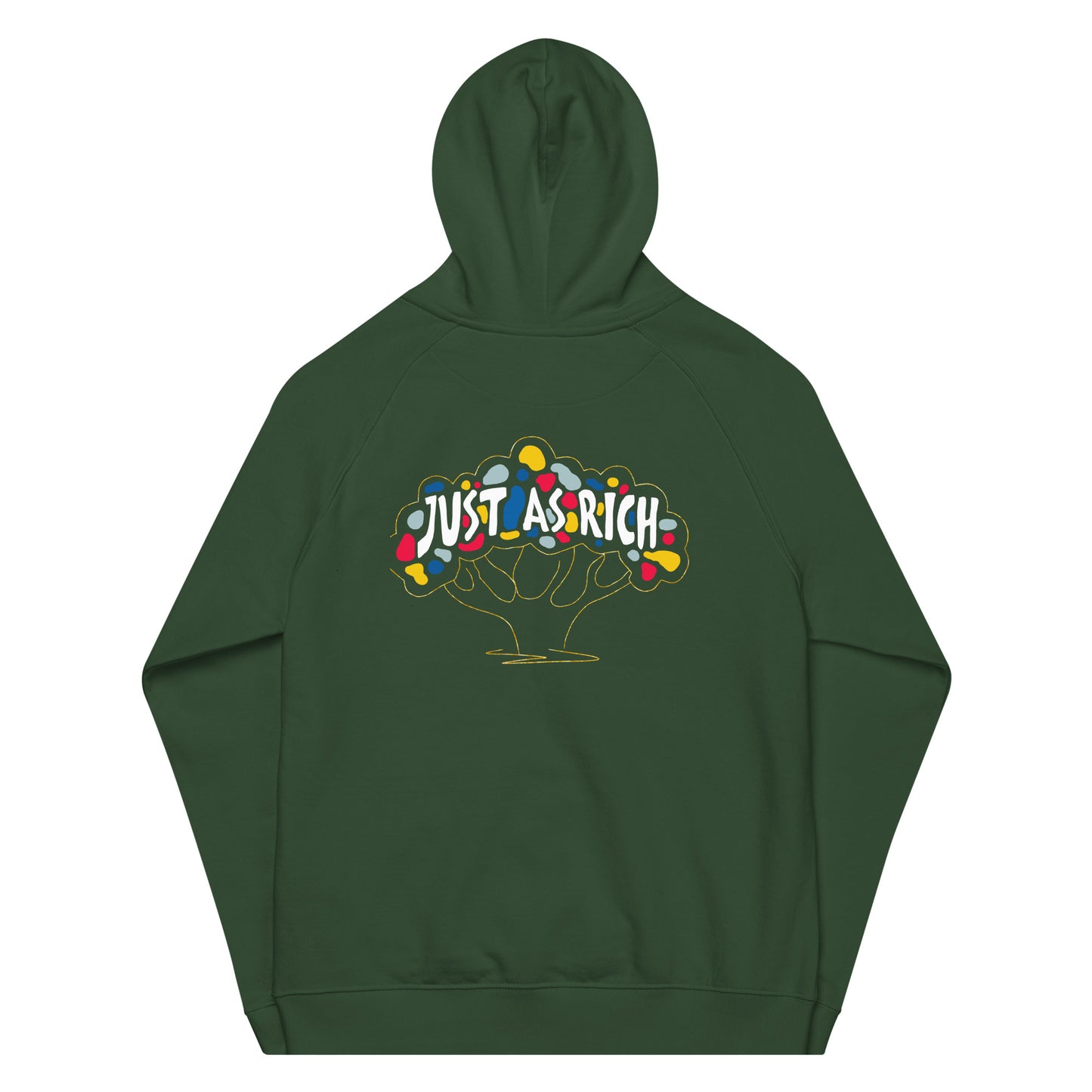 "Soil Rich" Eco Raglan Hoodie